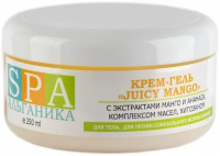 АЛЬГАНИКА. Крем-гель для тела «Juicy Mango» 250мл. с экстрактами манго и ананаса, комплексом масел, хитозаном купить в Новом Уренгое