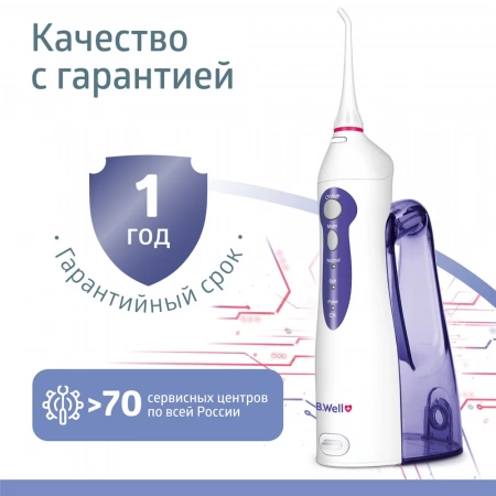 Ирригатор полости рта B.Well WI-911 с увеличенной емкостью 330 мл купить в Новом Уренгое